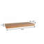 Teak Solid Wood Floating Shelf