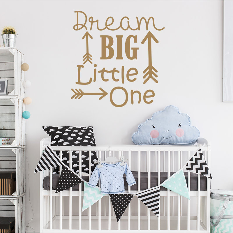 Décalcomanie murale big little rêve Baumeister, Brun pâle