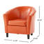 Fauteuil club en similicuir