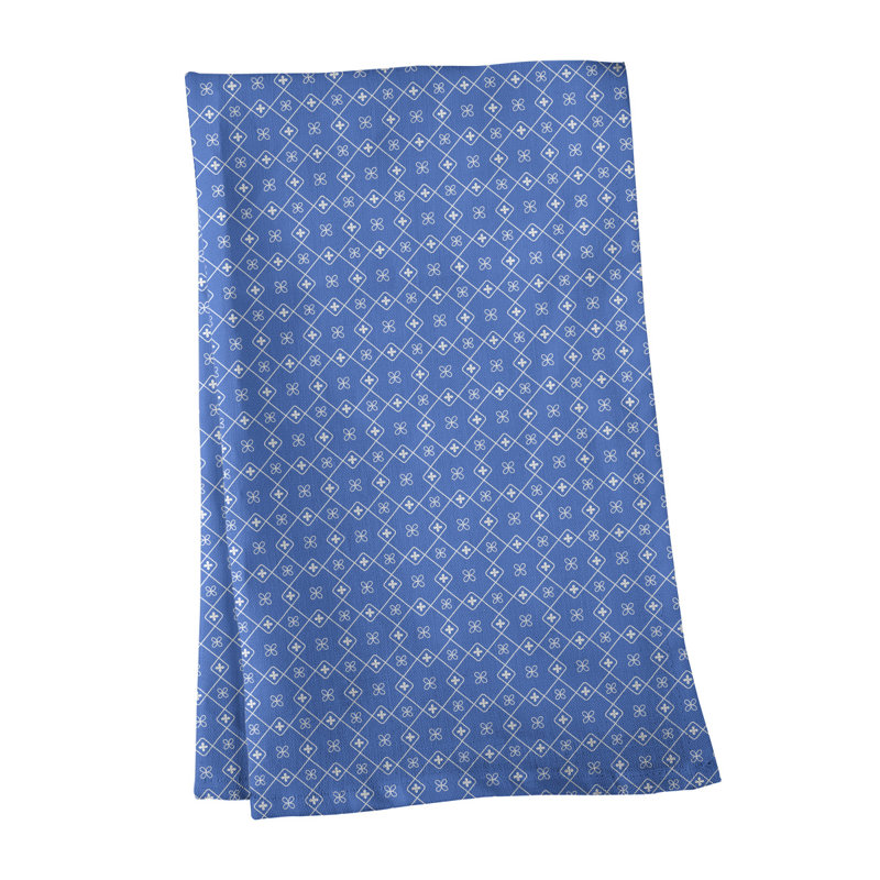 Tea Towel Kitchen Towel, Poly Twill, Dark Blue