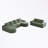 Boneless L-Shaped Chenille Cloud Sectional Sofa with double Chaises-263951080