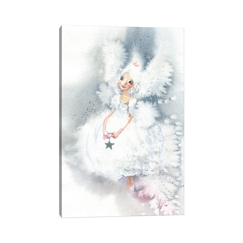 Snow Fairy by Marina Ignatova - Wrapped Canvas Gallery-Wrapped Canvas Giclée, 101.6 cm H x 66.04 cm W x 1.91 cm D