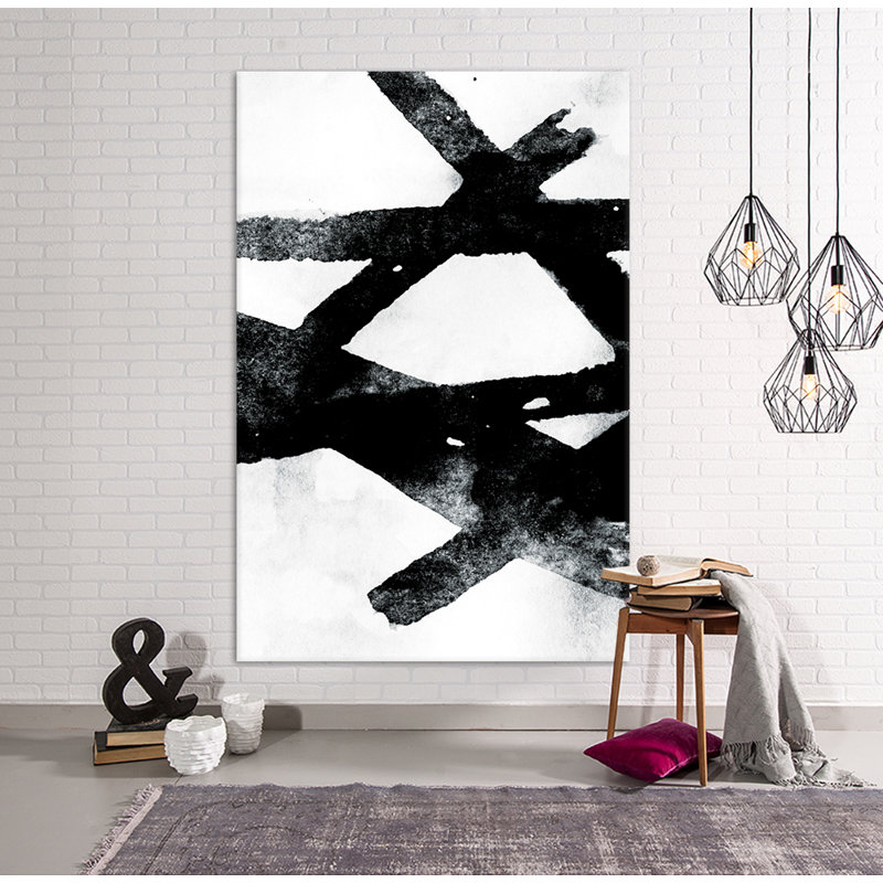 Reproduction d’art sur toile tendue, "mouvements I" par PI.