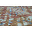 Tapis rouille et beige noué à la main de haute qualité