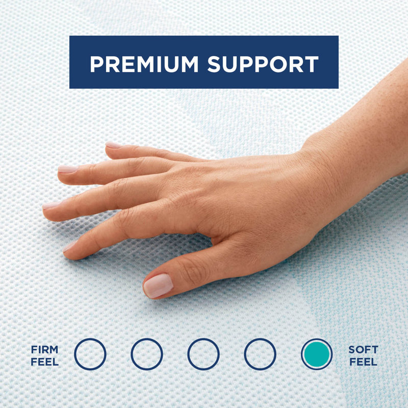 TEMPUR-Adapt Cooling 3" Memory Foam Mattress Topper, Extra-long Twin