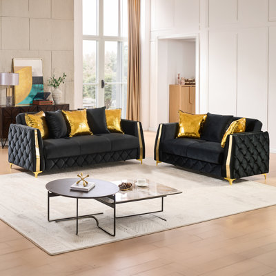 Keivin 2 - Piece Living Room Set