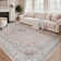Floral Blush Non-Slip Washable Area Rug