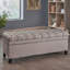 Banc de rangement rembourré en polyester Twania-203486496