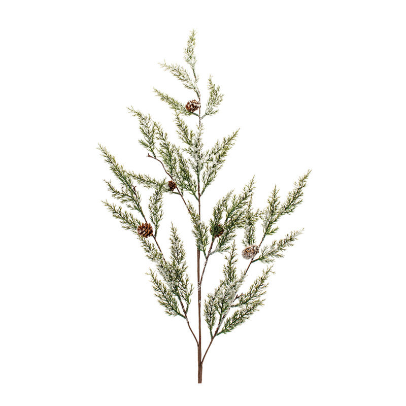 Icy Pine Spray with Pinecones (Set of 2)