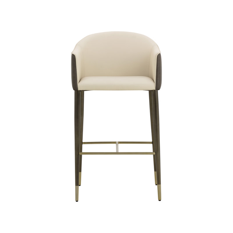 Kylin Upholstered Bar Stool with Metal Frame