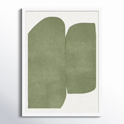 Rooney "Green Paper Cut Modern" Print