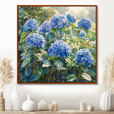 Hydrangea Garden Delight Harmony I - Hydrangea, art mural