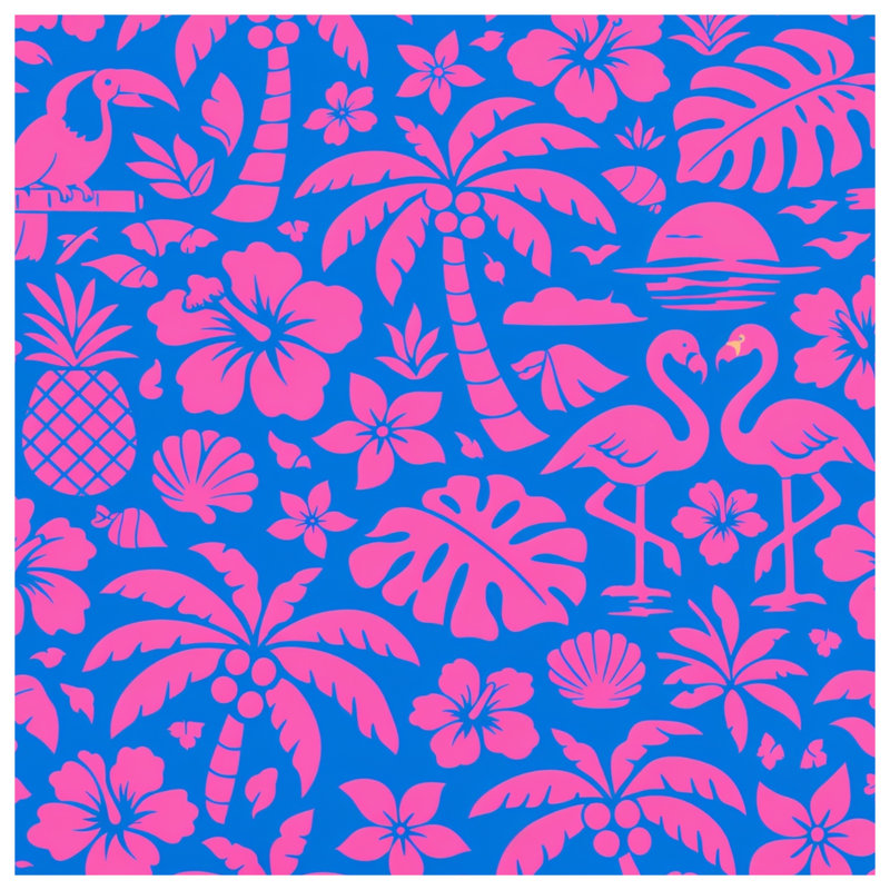 Coussins décoratifs Pink Flamingo, 14 X 14 pouces