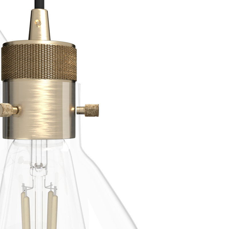 Van Nuys 3 Light Round Cluster Pendant, Alturas Gold
