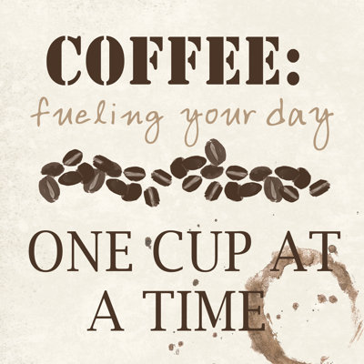 Coffee Fuel - Wrapped Canvas Print