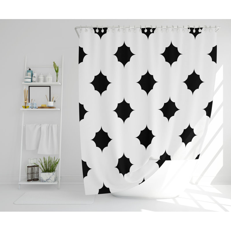 Wigan Polyester Shower Curtain Set, 168cm H x 168cm W