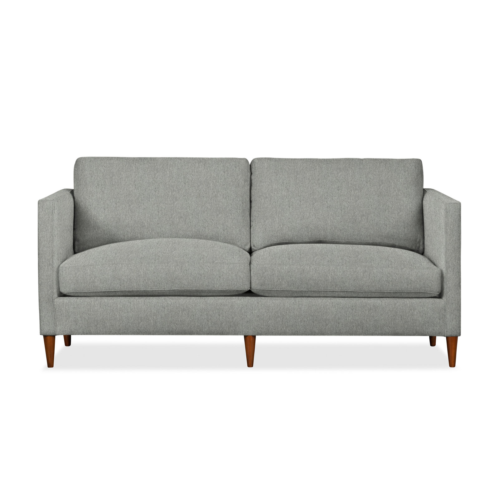 Clifford 73'' Sofa, Ticket Smoke Heathered Basketweave