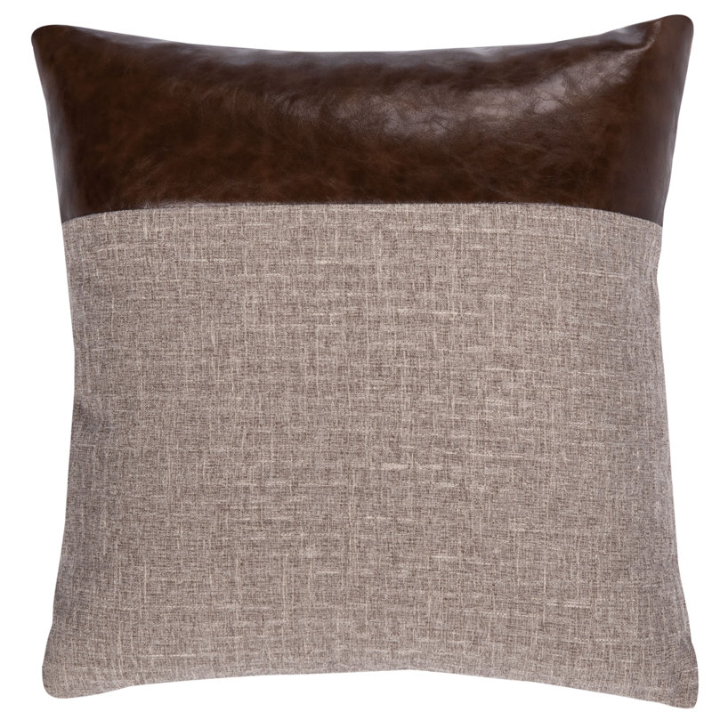  Rilen Throw Pillow, Brown