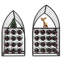 Support à vin 2 pièces avec rangement Shape For And Spirits In Kitchen