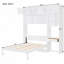Lit escamotable mural avec bureau, armoire supérieure et tablettes de rangement-1647518550-1647518551