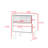 Nordic Design Wooden Bedside Table - Charming And Functional For Home Compact With Drawer Shelf In White Colour