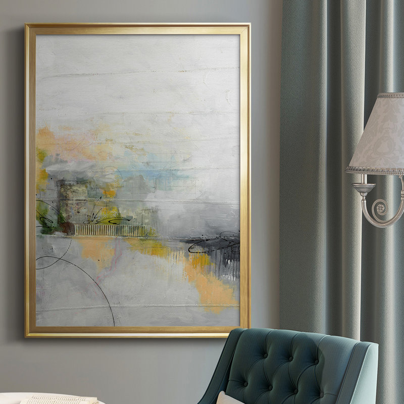«A Place Of My propre», reproduction encadrée de qualité supérieure - prête à être accrochée, Or