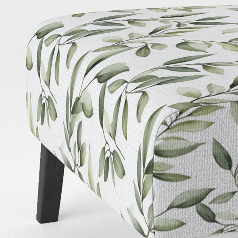 Fauteuil de chambre Country Farmhouse - Olive, Pantoufle sans accoudoirs