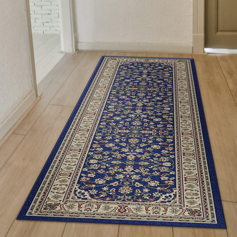  Tapis d'intérieur floral Safira, Tapis de couloir 2 pi 2 po x 7 pi 7 po