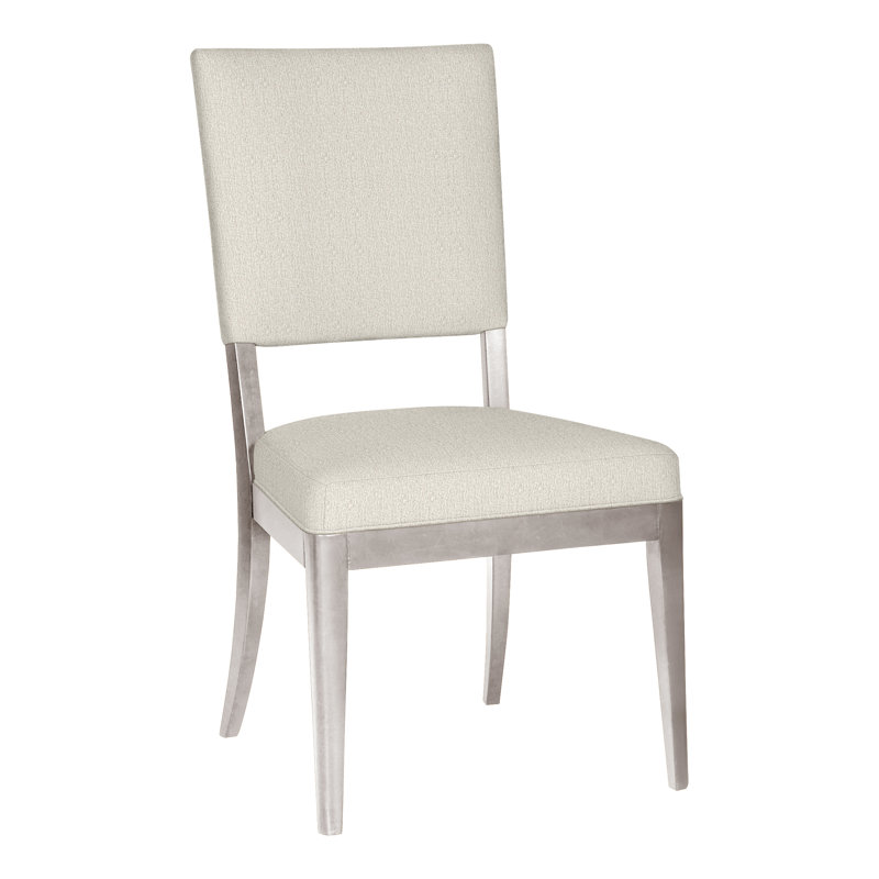 Chaise d'appoint Vanguard Juliet, Chenille Nompton Snow Crypton®, Gris tourterelle