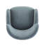 Fauteuil d'appoint rembourré Reshami-558116774