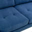 Canapé modulaire convertible en L 110 po avec repose-pieds mobile-1847621778