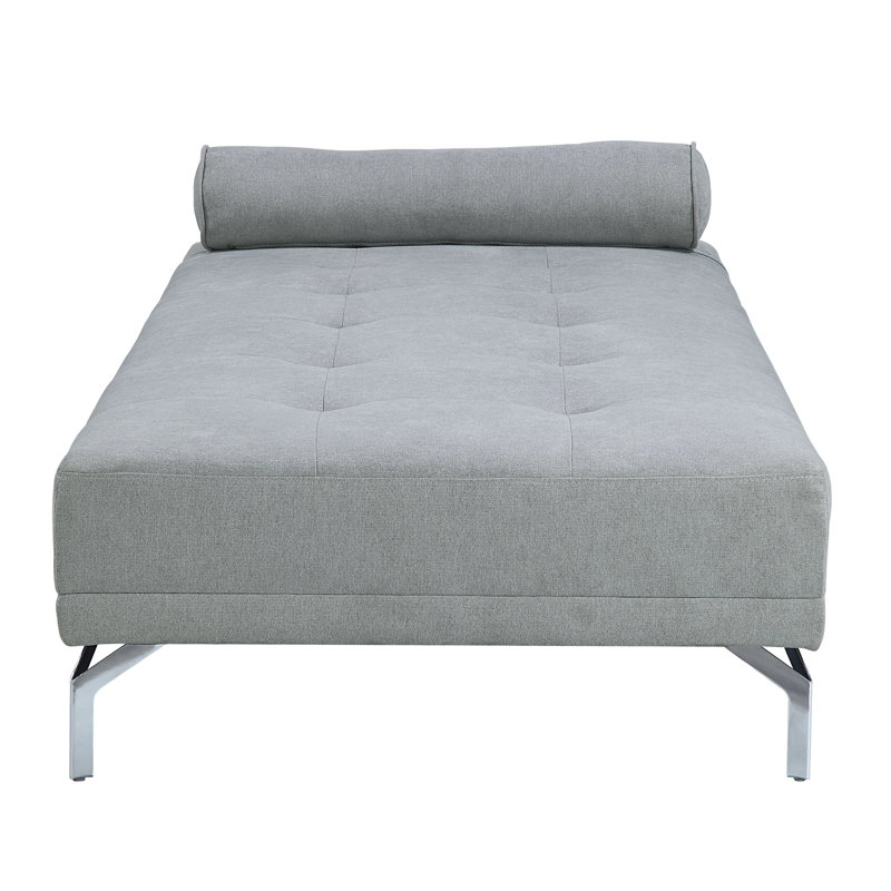 Lit en velours gris sophistiqué - choix de couleur polyvalent avec assise stable et structure en métal