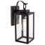 Matte Black 32.8cm H Outdoor Wall Lantern-1865283105