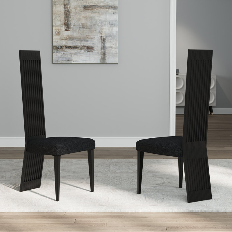 Ensemble de 2 chaises de salle à manger Luxury