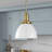 Elodie 1 - Light Brass Dome Pendant-303885080-303885087