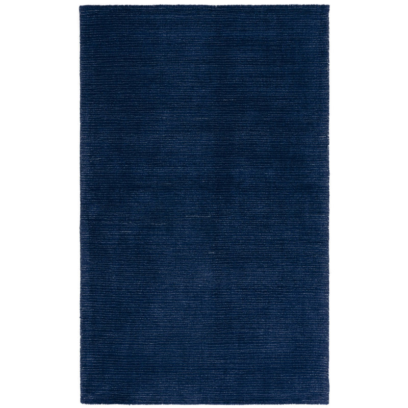 Abstract Hand Tufted Wool; Cotton Abstract Indoor Rug, Rectangle 5' x 8'