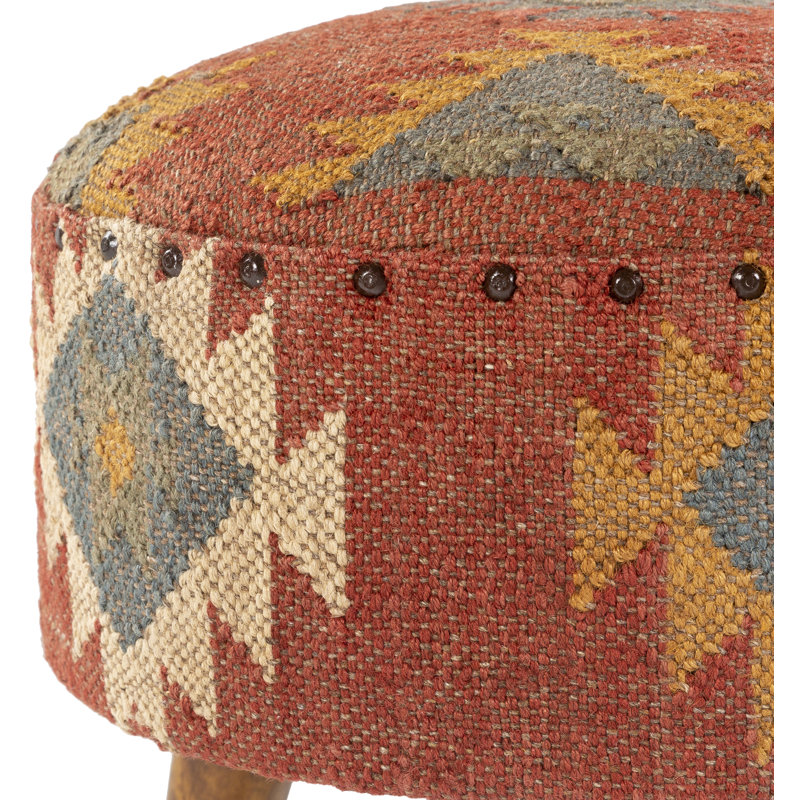 Caruthers Solid Wood Accent Stool