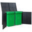 Double Wheelie Bin Shed-91533890