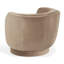 Fauteuil pivotant en velours Mariette-1697604222