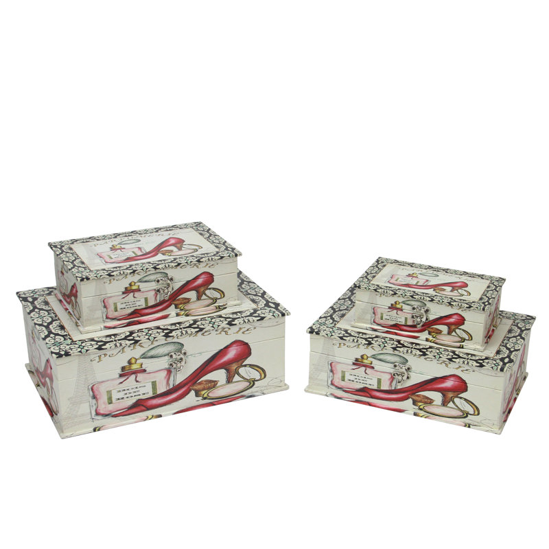 Boîte de rangement en bois
