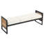 56.7" Boucle Fabric Upholstered Bench-615471331