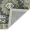 Tapis gris en laine crocheté à la main Dorcelus-867790454
