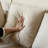 77"L Chenille Slipcovered Sofa with Structured Foam Cushions, Removable Covers