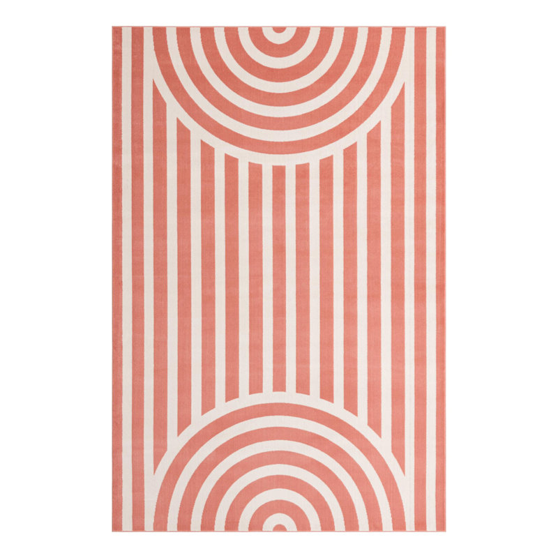 Unique Loom Lines Whimsy Kids Rug, Rectangle 6'1" x 9'