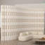 Paravent pliable en papier, cloison de séparation autoportante, séparateur mural décoratif et flexible pour bureau à domicile ou studio