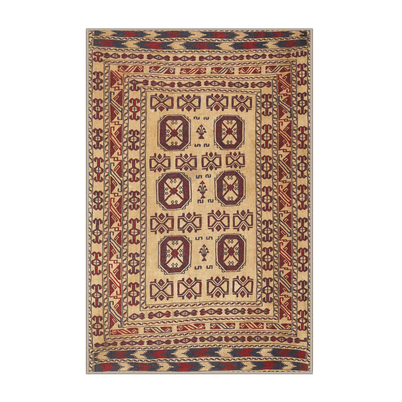 Tapis brun Southwestern, Rectangle 5 pi x 8 pi