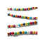Hand Felted Wool Christmas Garland - Multicolor Balls - 6'