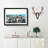 View of Reykjavik in Iceland in Abstract - Picture Frame Graphic Art Print-55759660-55759659