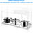 47x20x37 Inch Commercial Stainless Steel Utility basin - Single Compartment with Faucet & Base Frame, Adjustable Legs & Storage Shelf, Freestanding Prep basin for Kitchen or Garage, NSF - One pool and one shower with faucet and base frame 47*20*37-NSF