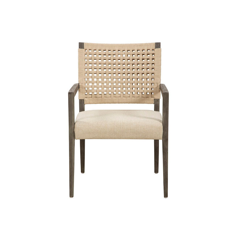 Fauteuil rembourré Delanson, beige